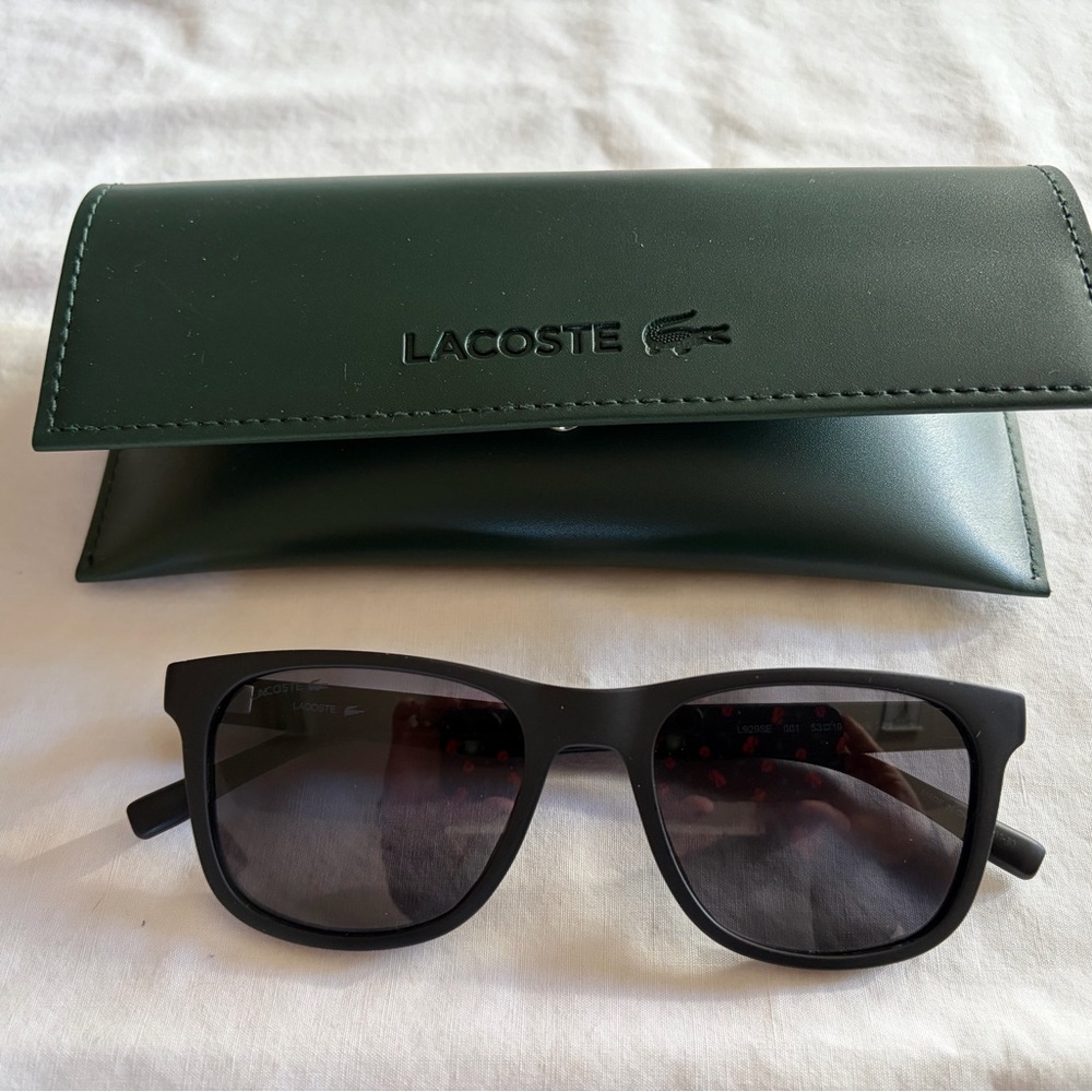 Lacoste Matte Black Sunglasses
